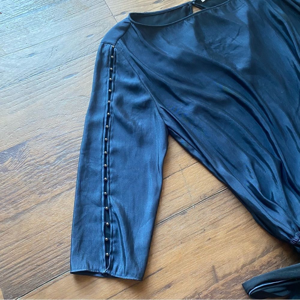NEW RAMY BROOK Navy Studded Mini Dress - Picture 3 of 3